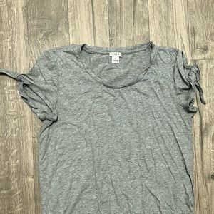 J. Crew Tie Shoulder Tee